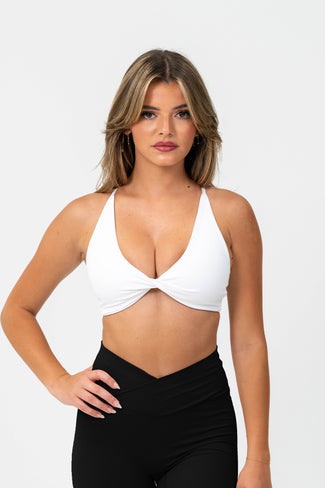 Serene Crop - White