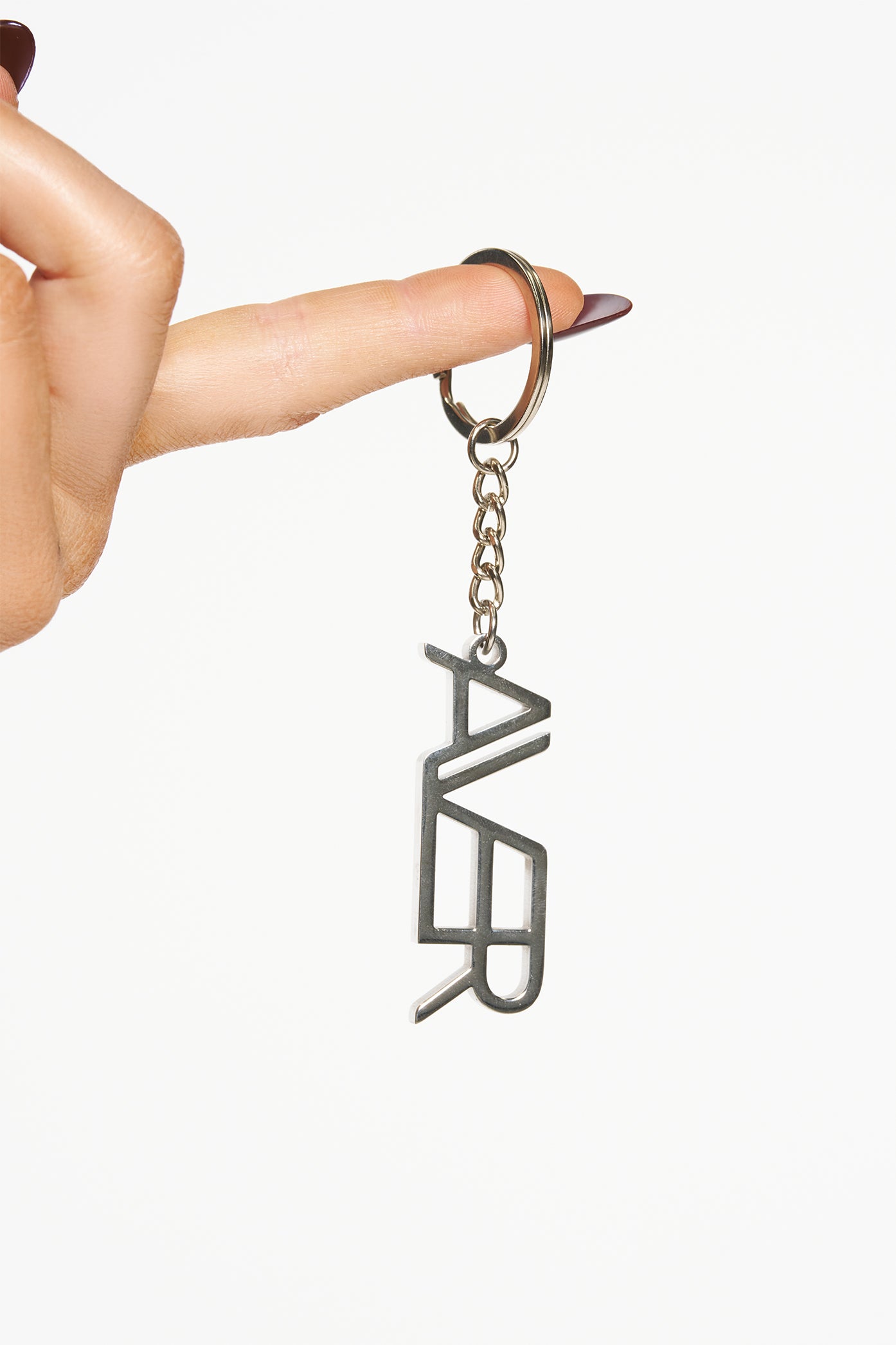 Aver® Logo Keychain - Silver