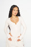 Hailey Ribbed Bodysuit - Cream