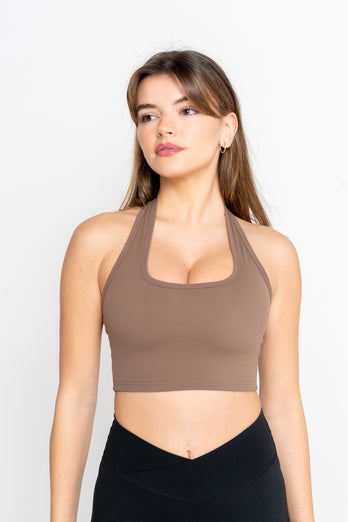 Lana Crop - Chestnut