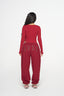 Staple Cuff Trackpants - Ruby