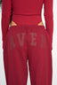 Hailey Ribbed Bodysuit - Red