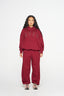 Staple Cuff Trackpants - Ruby