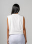 Faded Oversize Tank - White
