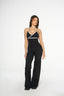 Lauren Halter Singlet - Midnight & White