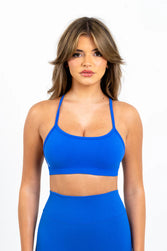 Sara Crop - Electric Blue