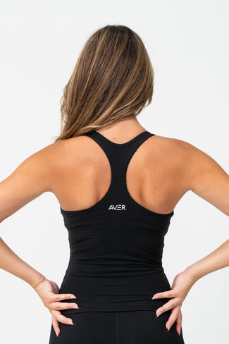 Serene Racer Back Singlet - Midnight