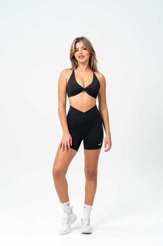 Serene V Front Essential Shorts - Midnight