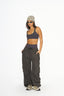 Aleesha Crop - Charcoal/Khaki