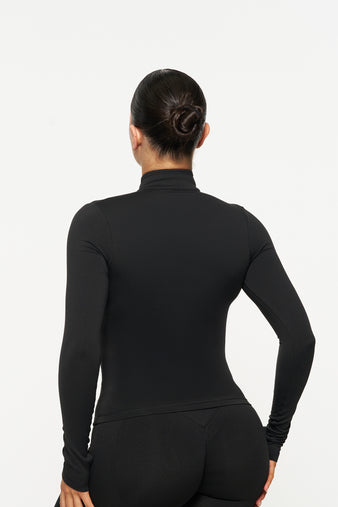 Contour Zip Jacket - Black