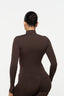 Contour Zip Jacket - Espresso