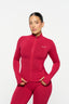 Contour Zip Jacket - Berry