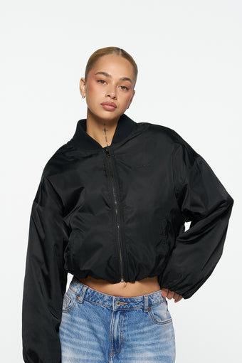 Core Bomber Jacket - Black