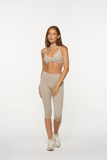 Essential Capris - Fawn & Pistachio