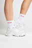 Aver® Logo Socks - White/Red