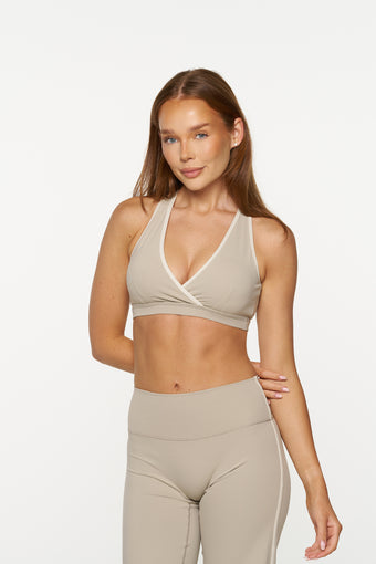 Mya Crop - Fawn & Pistachio