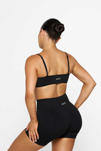 Celine Micro Crop, Seamflex® - Black