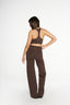Bella Crop - Mocha & Chocolate
