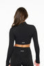 Crop Zip Jacket - Midnight