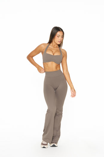 Contour Flares - Deep Taupe