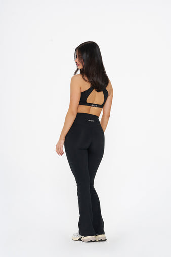 Essential Flares | Double Stitch Waistband - Midnight