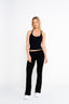 Jade Fold Over Flares - Black