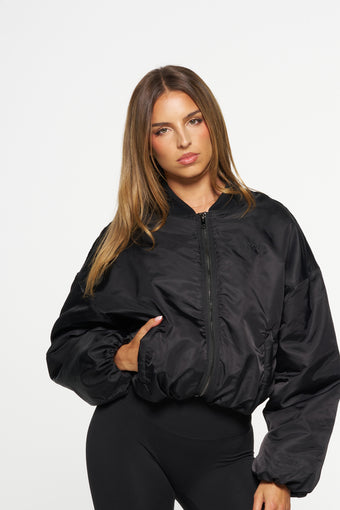Core Bomber Jacket - Black