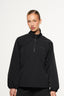 Legacy Spray Quarter Zip Jumper - Black
