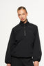 Legacy Spray Quarter Zip Jumper - Black
