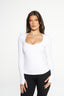 Carly Long Sleeve - White