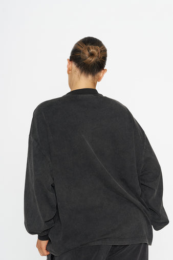 Embossed Pump Cover - Washed Black