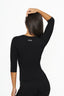 Scarlett 3/4 Sleeve Top - Midnight