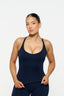Carly Racer Back Singlet, Seamflex® - Dark Navy
