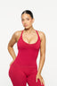 Carly Racer Back Singlet, Seamflex® - Berry