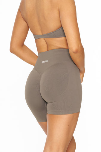 Contour Shorts - Deep Taupe