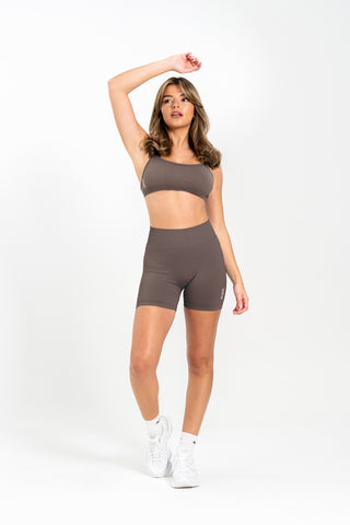 Signature Shorts - Deep Taupe