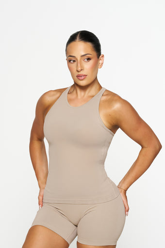 Blake Singlet - Taupe
