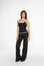 Sophie Singlet - Midnight & White