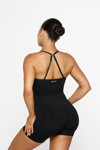 Tahlia Singlet, Seamflex® -  Black