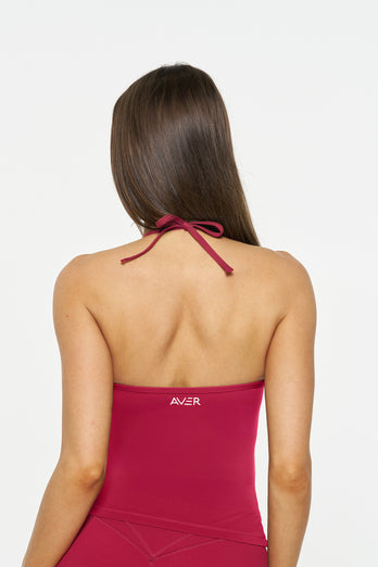 Lauren Halter Singlet - Raspberry