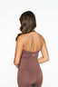 Candice Halter Neck Singlet - Chocolate