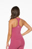Carly Racer Back Singlet - Blush