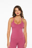 Carly Racer Back Singlet - Blush