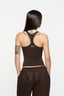 Serene Racer Back Singlet - Mocha
