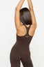 Serene Racer Back Singlet - Mocha
