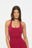 Serene Racer Back Singlet - Raspberry