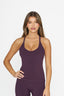 Carly Racer Back Singlet - Plum