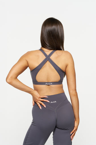 Mya Crop - Slate Grey