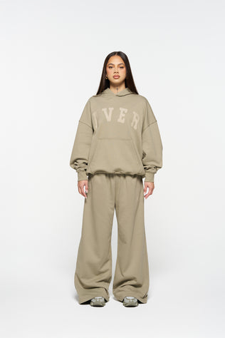 Staple Wide Leg Trackpants - Sage