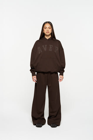 Staple Wide Leg Trackpants - Mocha